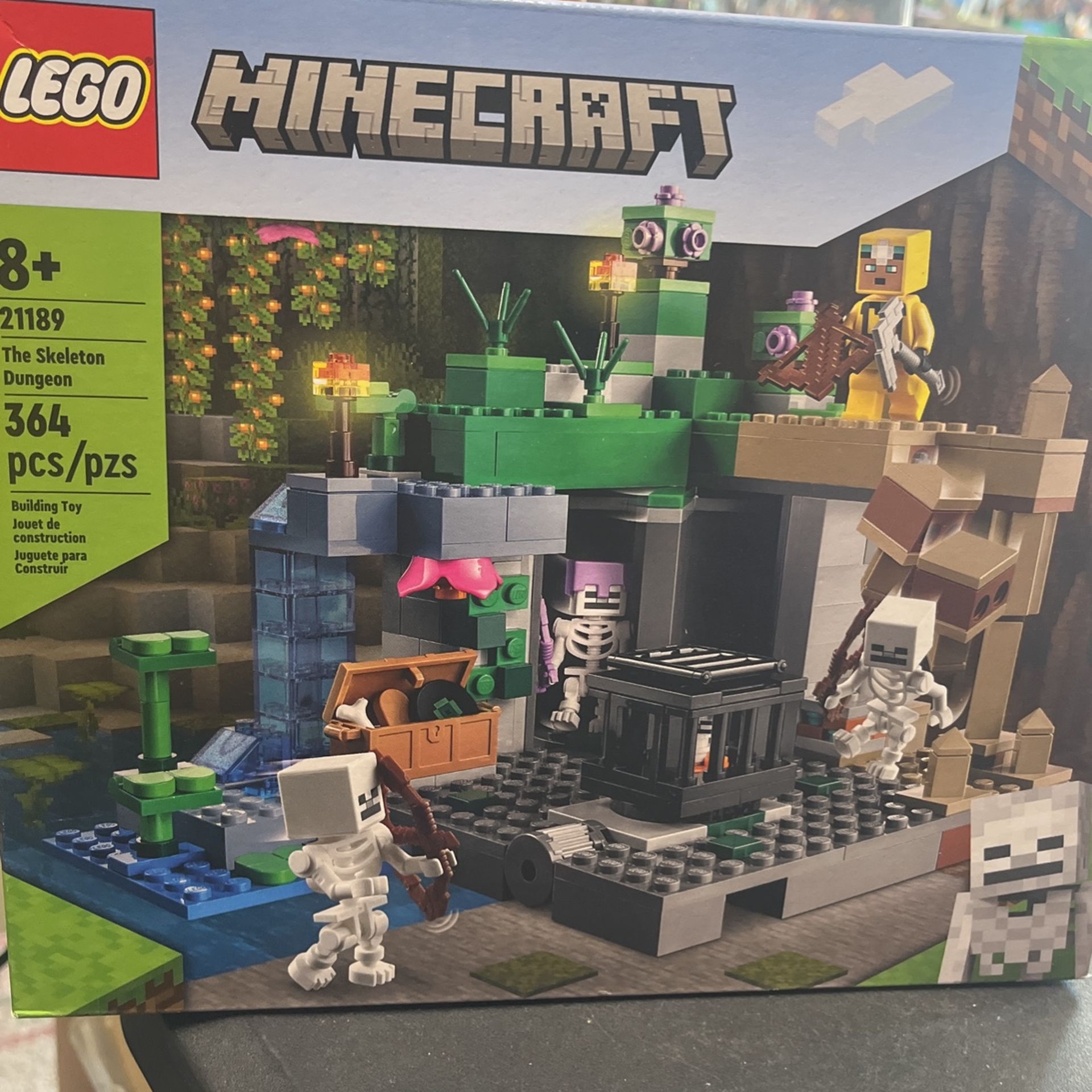 LEGO Minecraft Skeleton Dungeon 21189 Construction Caves Mobs Figures Crossbow