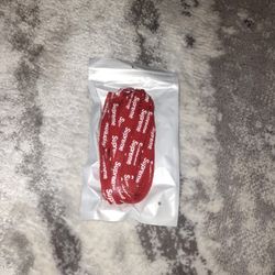 Shoelaces Red And White