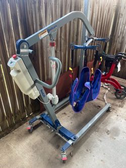 Electric hydraulic patient lift