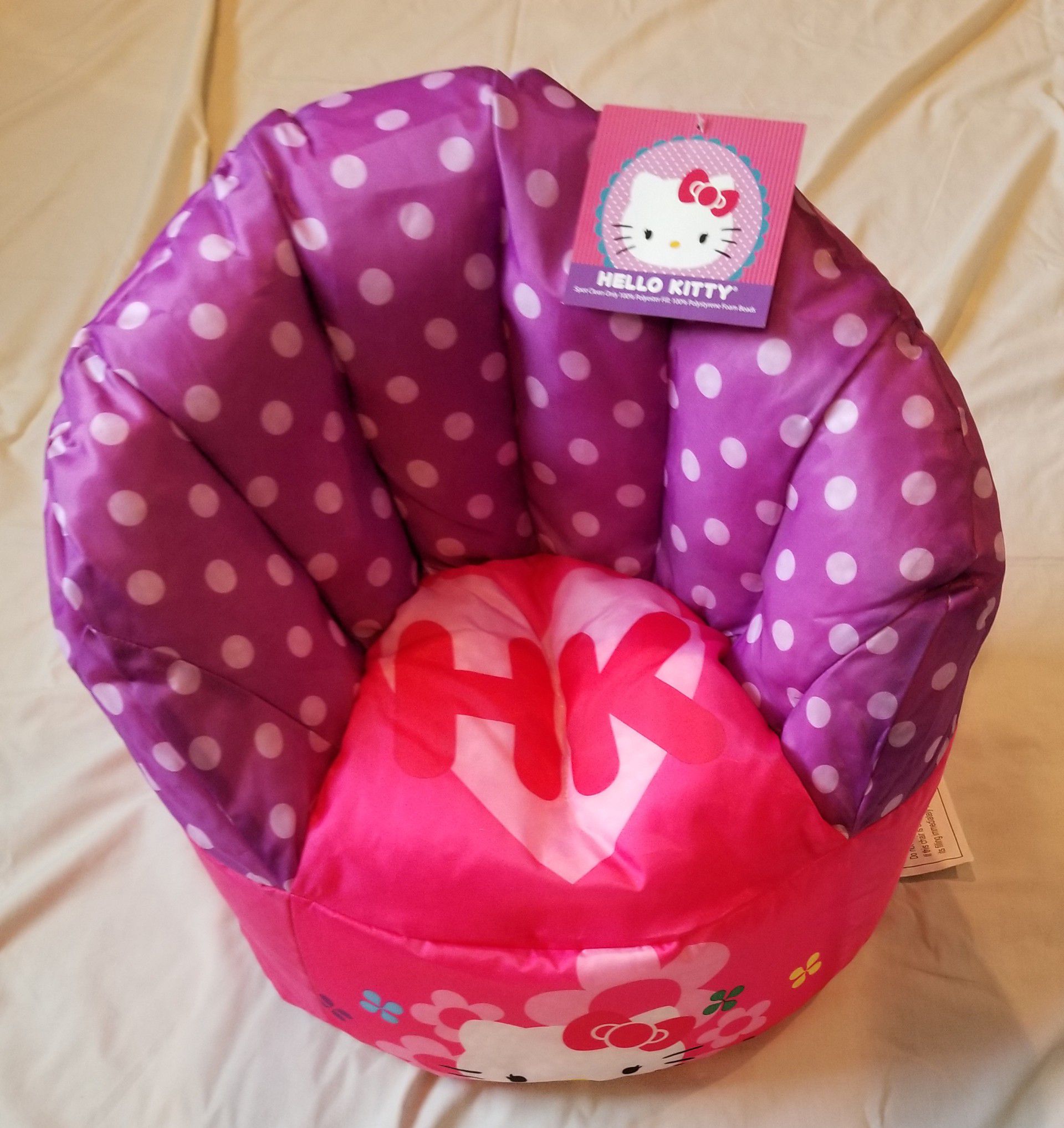 Brand New Kids Hello Kitty Bean Bag Chairs