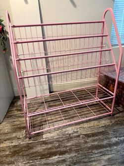 Vinyl or multipurpose pink rack