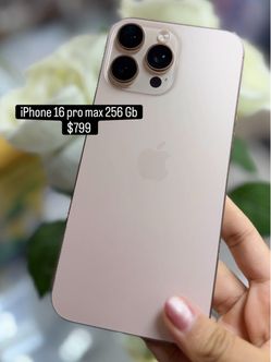 Unlocked- iPhone 16 Pro Max 256 Gb and clean imei