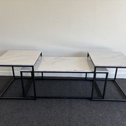 3 pc Coffee and 2 End Tables