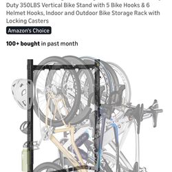 New monTEK Freestanding Bike Storage Rack for 5 Bikes L@@K