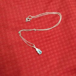 Necklace With Pendant (Silver)