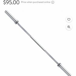 MATERIAL]Elevens Olympic bar is made of high grade steel with excellent oxidation resistance. Elevens barbell is chrome plated to prevent the bar from