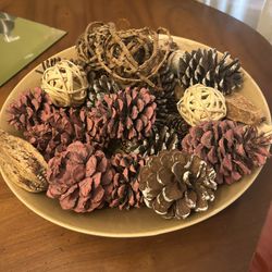 Pot Pourri And Glass Large Bowl 