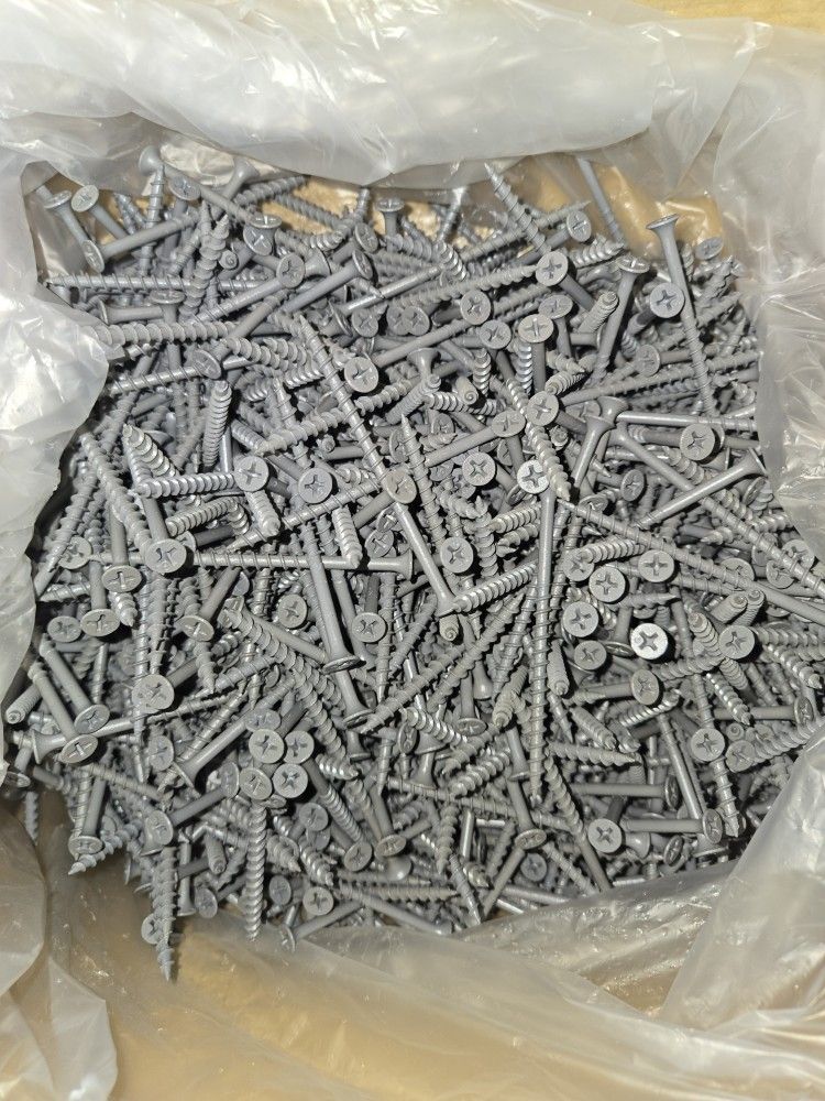 Grabber Exterior 3 inch Deck and Fence Screws Box