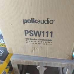 Polk PSW111 Subwoofer New In Box