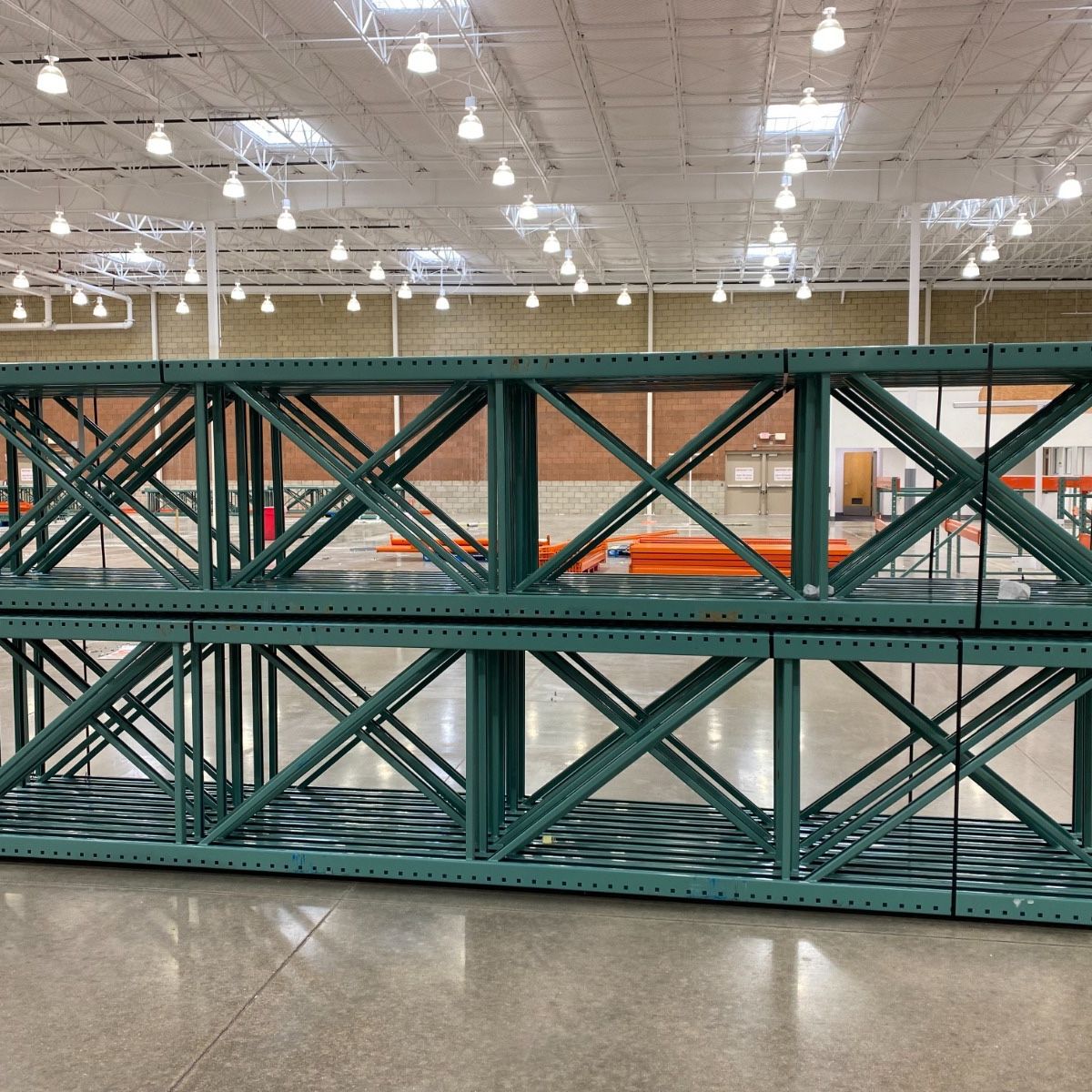 15ft High Racks 15FT Teardrop Pallet Rack Uprights – Heavy-Duty Warehouse Frames for ...
