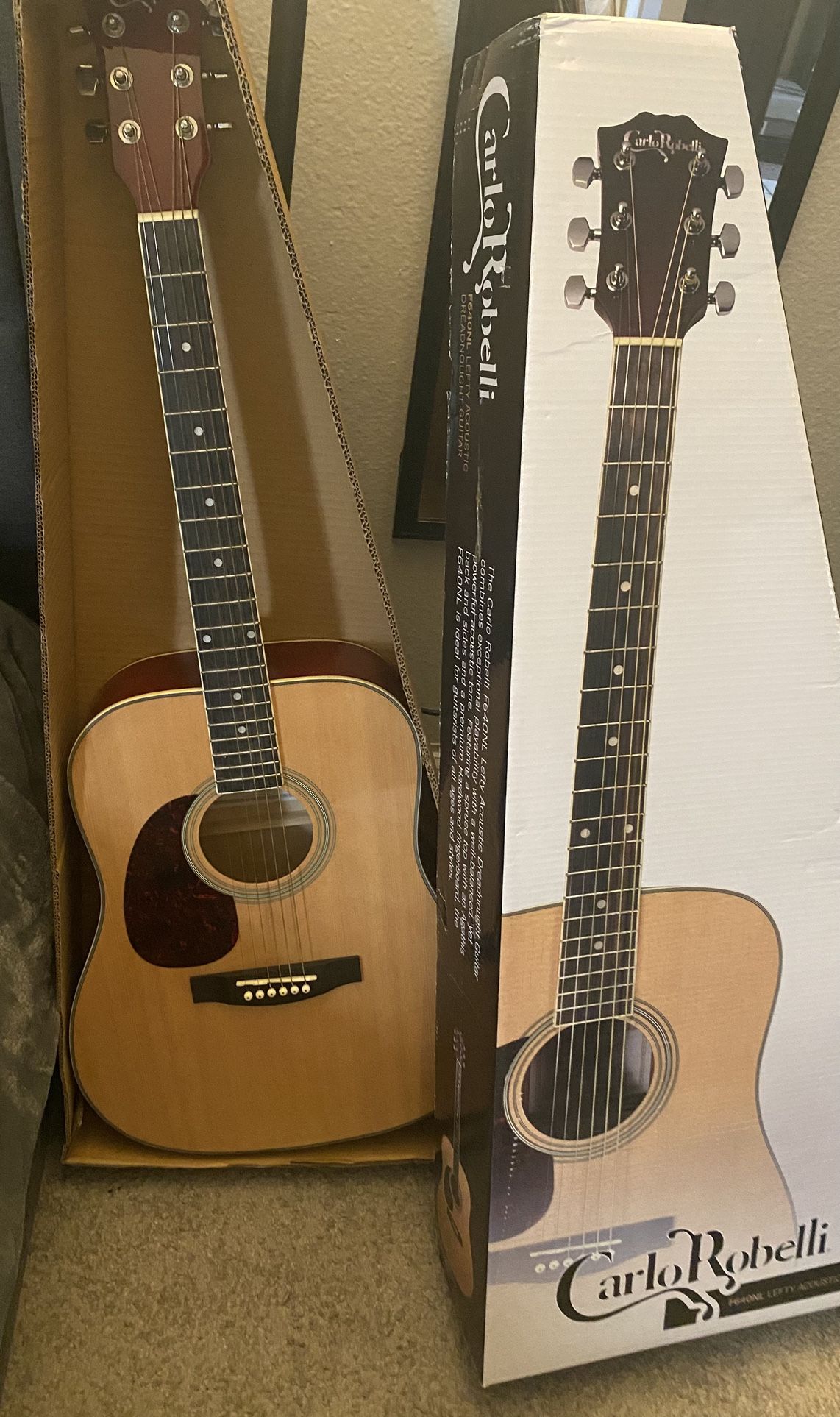 Lefty Acoustic Guitar