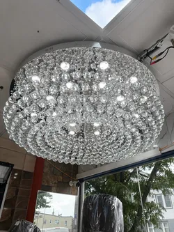 Large Round Crystal Ball Chandelier D1200*H400mm