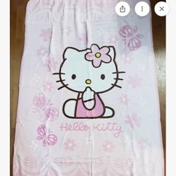 Hello Kitty Throw Blanket 