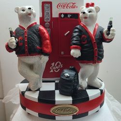 VINTAGE COCA-COLA MUSICAL POLAR BEARS 