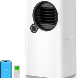 Portable Air Conditioners 16000 BTU, 5-in-1 AC Unit Cooling and Heating with Fan & Dehumidifier, Smart/Sleep Mode Auto Swing 24H Timer Remote/APP Cont