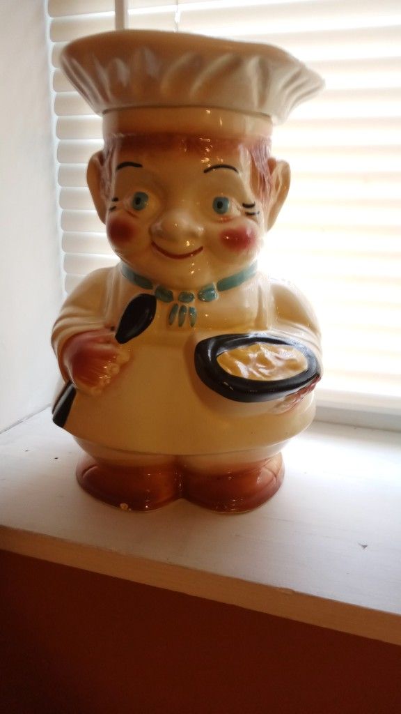 Vintage Chef Cookie Jar