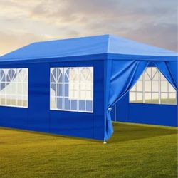 10 x 20 Pop Up Canopy Tent with Sidewalls 10x20