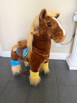 Pony Cycle Horse Ride-On Toy Age 3–4 – Brown