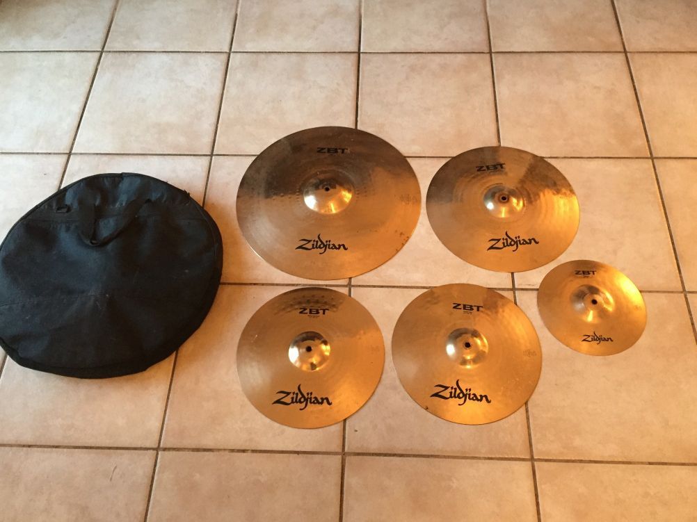 Zildjian zbt cymbal pack with bag