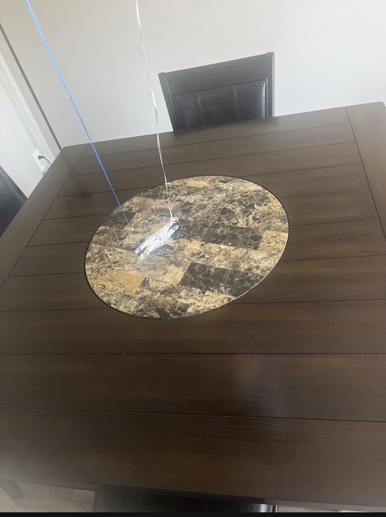 Dining Room Table W/ Spinning Round Center Piece