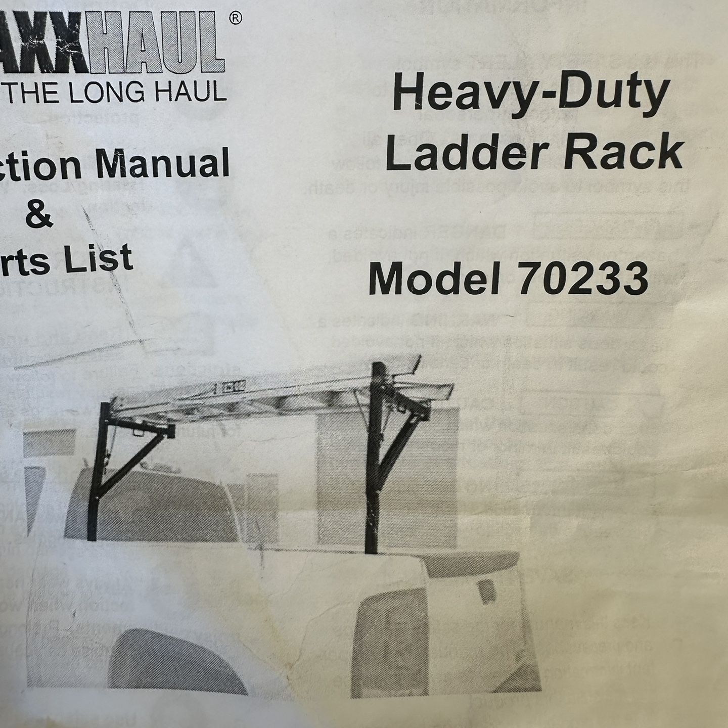MaxxHaul Heavy Duty Ladder Rack Model 70233 Truck Bed Rack for Sale in ...