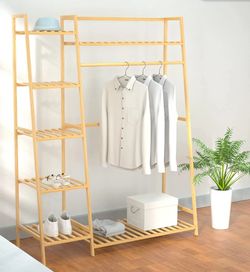 Bamboo Garment Rack/ Plant Stand