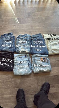 Mens American eagle and Hollister jeans