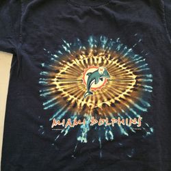 Boys T Shirt Miami Dolphins Like New Size 14