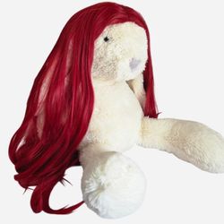 Kalyss 28” Red Lace Front Wigs. Wave Curly Heat Resistant
