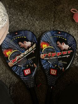 Brand new tennis rackets