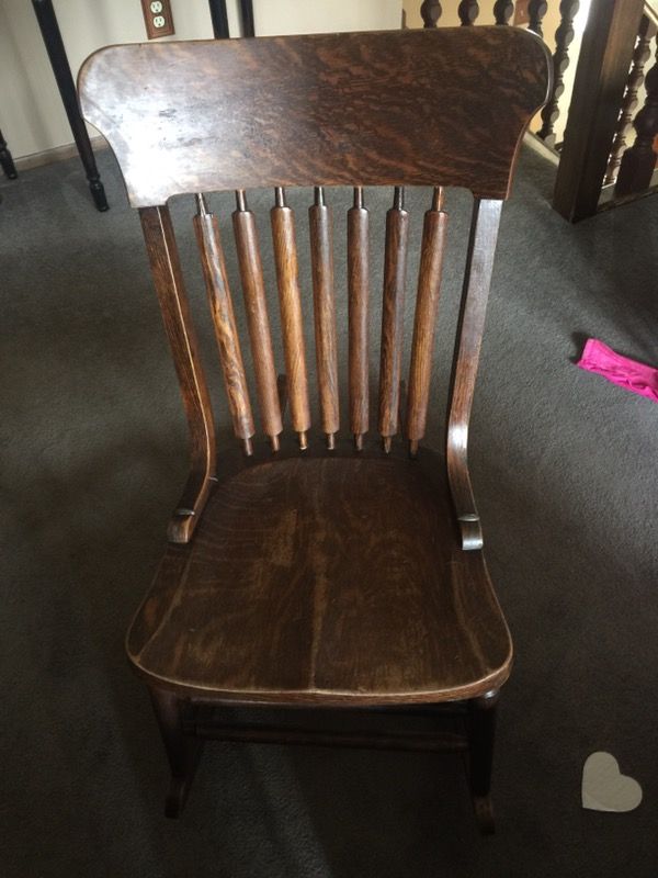 Antique nursing mothers rocking chair
