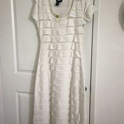White Dress Size L Max Edition Brand