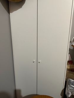 Ikea white storage cabinet