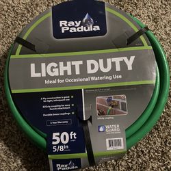 5/8 inch 50 FT - Light Duty Ideal For Occasional Watering Use.