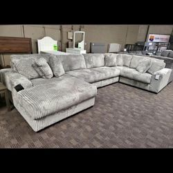 Sectional Chaise Cloud Sofa 