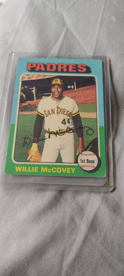 Baseball Willie Mccovey Topps card 450. Cash porch pickup Redmond