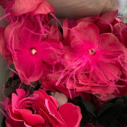 Pink Craft Flowers 🌸 