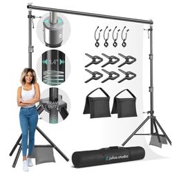 10.1 x 8 ft. (W x H) Adjustable Backdrop Stand Background Support