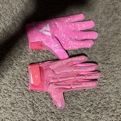 Pink Football Gloves XL