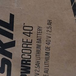 SKIL 40v 2.5mah lithium battery