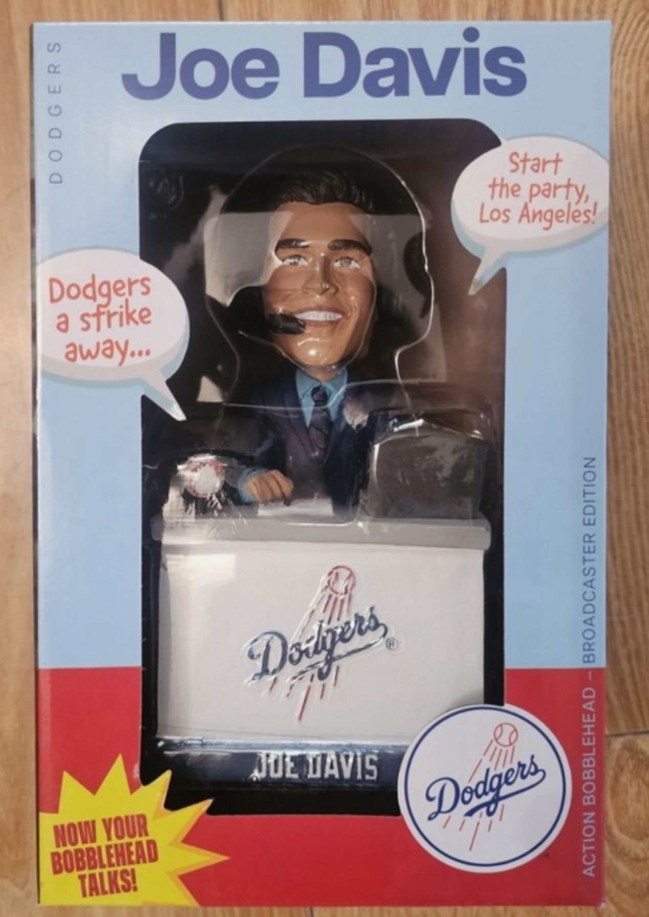 Joe Davis Talking LA dodgers Bobblehead Sound Works