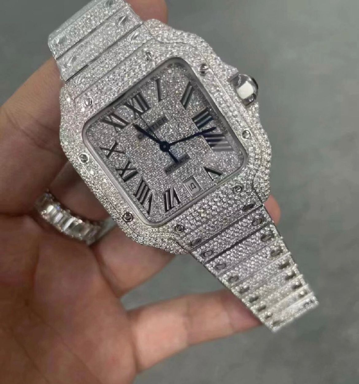 VVS MOSSANITE WATCH ALL AVAILABLE