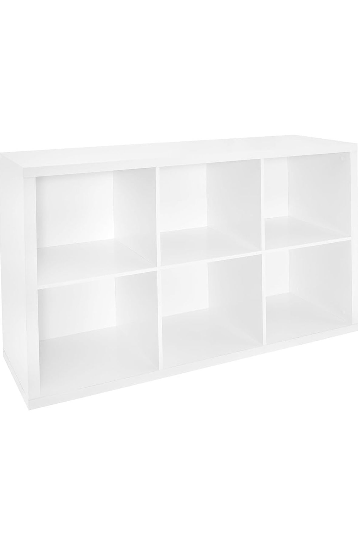 Sturdy wood cube organizer for storing and displaying books, decor, and more with customizable fabric drawers. Others are loving it! 