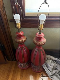 Vintage 1970’s-1980’s ceramic lamps