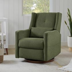Recliner Swivel Glider Nursery Chair Moss Green