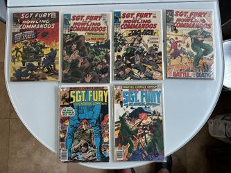 SGT. Fury And His Howling Commandos Lot Of 6 Comic Books 