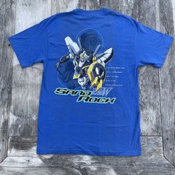 Vintage 1995 Mobile Suit Gundam Wing Sandrock Anime T-shirt Size Large