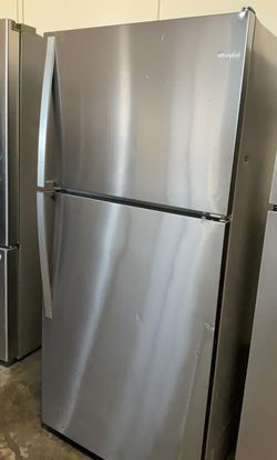 Whirlpool Top Mount Stainless Steel Refrigerator Fridge
