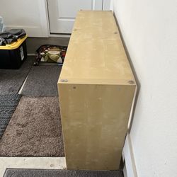 Laundry and suitcase cabinets .