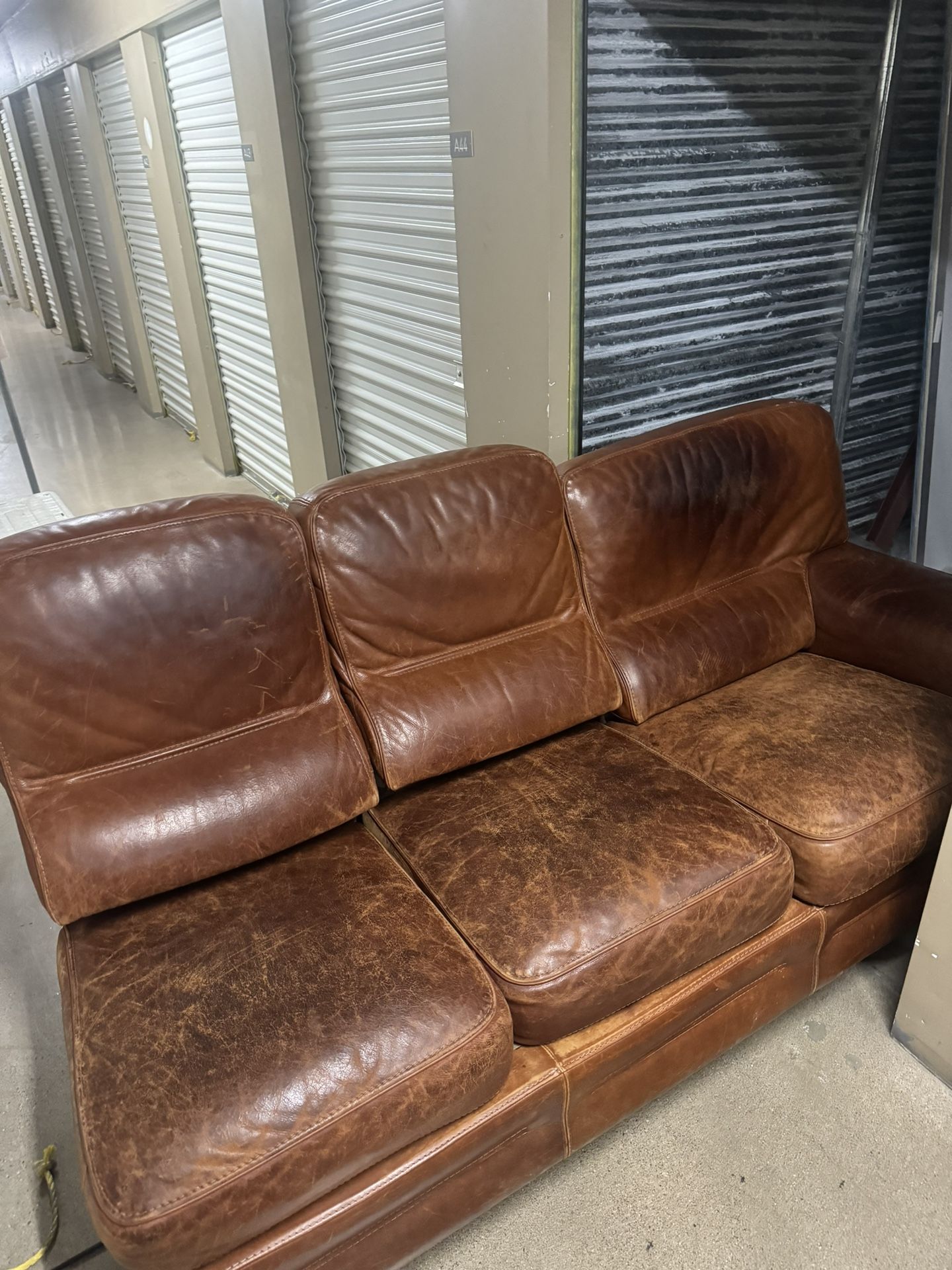 Leather Sofa 3pcs 